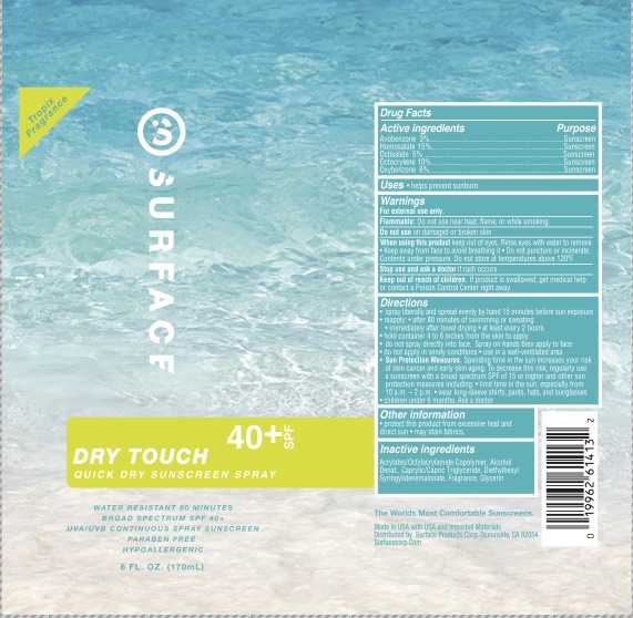 Surface Sun Dry Touch SPF 40