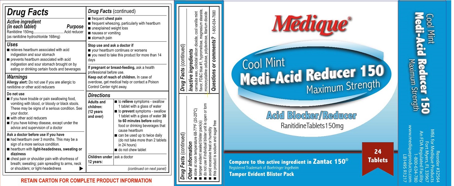Medique Medi-Acid Reducer label