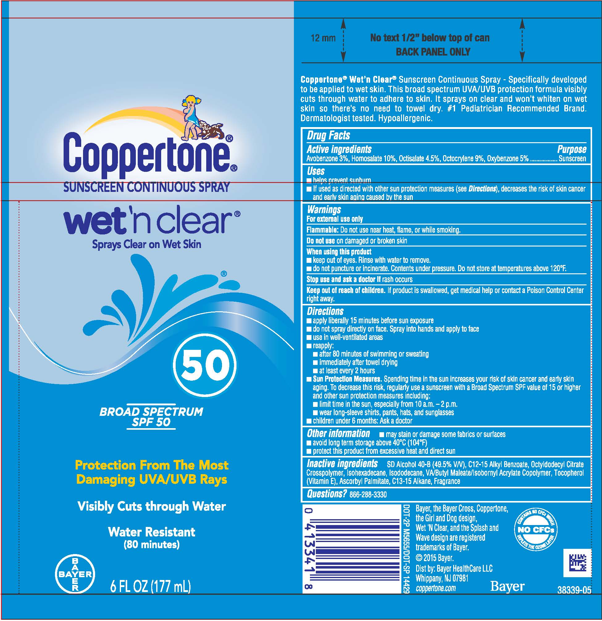 Wet and clear CSpray 50 - 6 oz Can