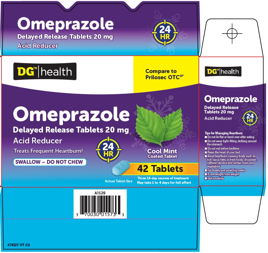 DG OMEPRAZOLE COOL MINT CARTON IMAGE 1 OF 2