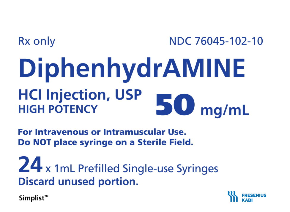 PACKAGE LABEL - PRINCIPAL DISPLAY – Diphenhydramine 1 mL Carton Panel
