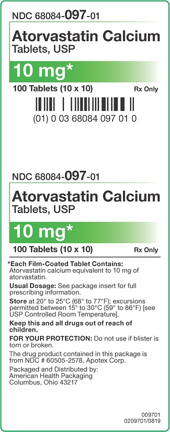 10 mg Atorvastatin Tablets Carton