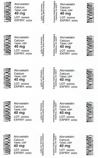 40 mg Atorvastatin Tablet Blister