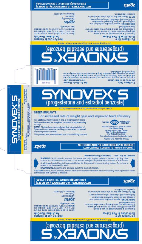 Synovex S Carton label