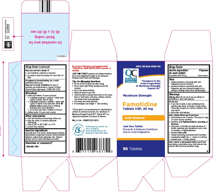 famotidinetablets20mg50scountcarton