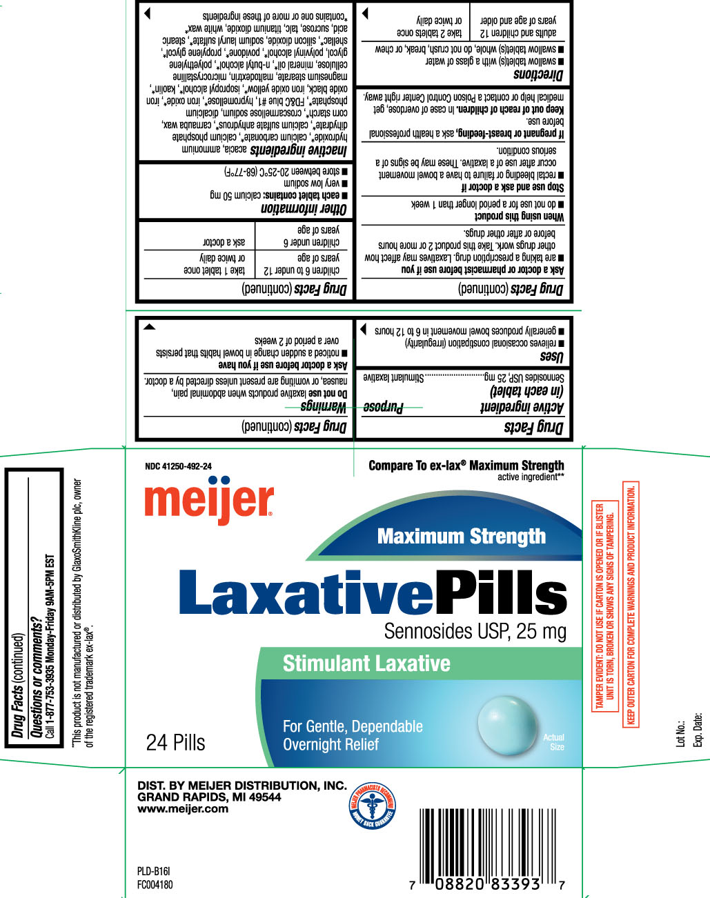 Sennosides USP, 25 mg