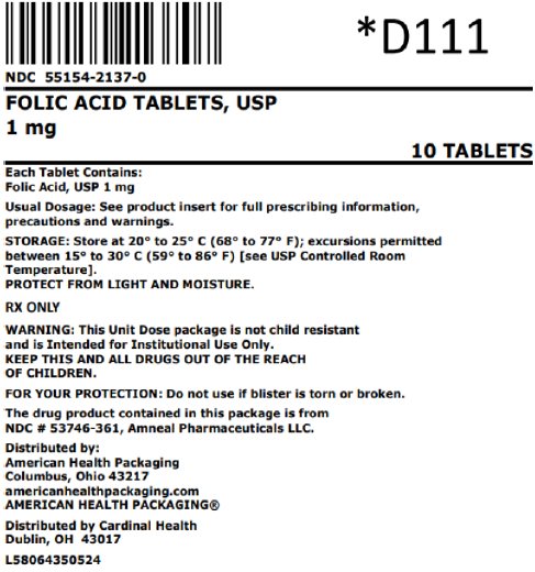 1mg bag label
