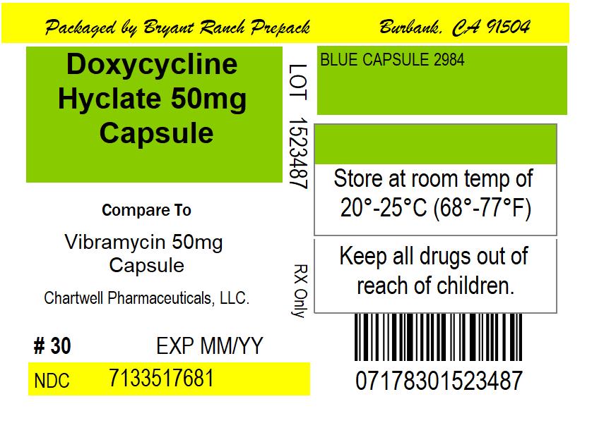 DOXYCYCLINE HYCLATE capsule