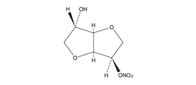 This is an image of the structural formula of ISMN.