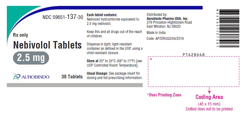 PACKAGE LABEL-PRINCIPAL DISPLAY PANEL - 2.5 mg (30 Tablets Bottle)