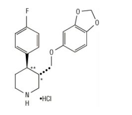 Structured formula for Paroxetine