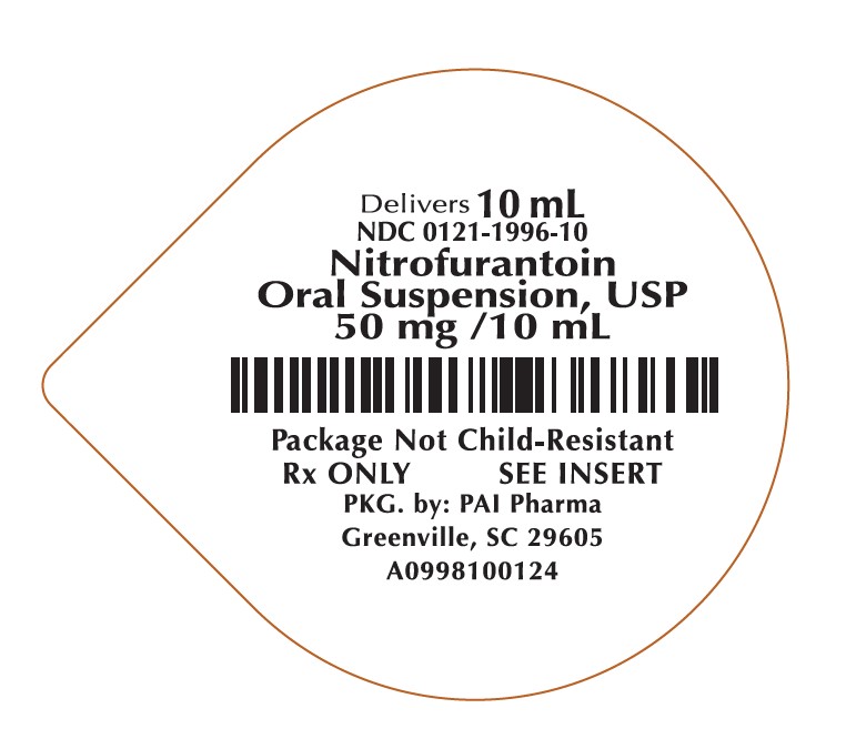 Nitrofurantoin Oral Suspension 50 mg/10 mL - Lidding