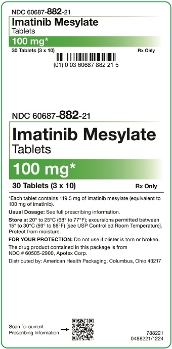 100 mg Imatinib Mesylate Tablets Carton