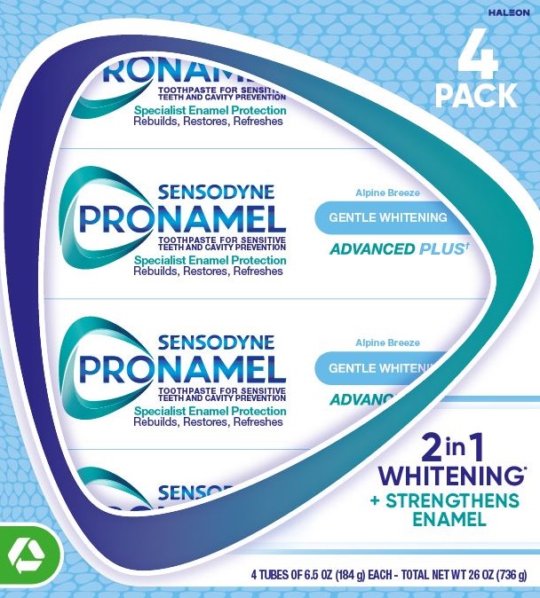 Sensodyne Pronamel Gentle Advanced Whitening 4x6.5 oz