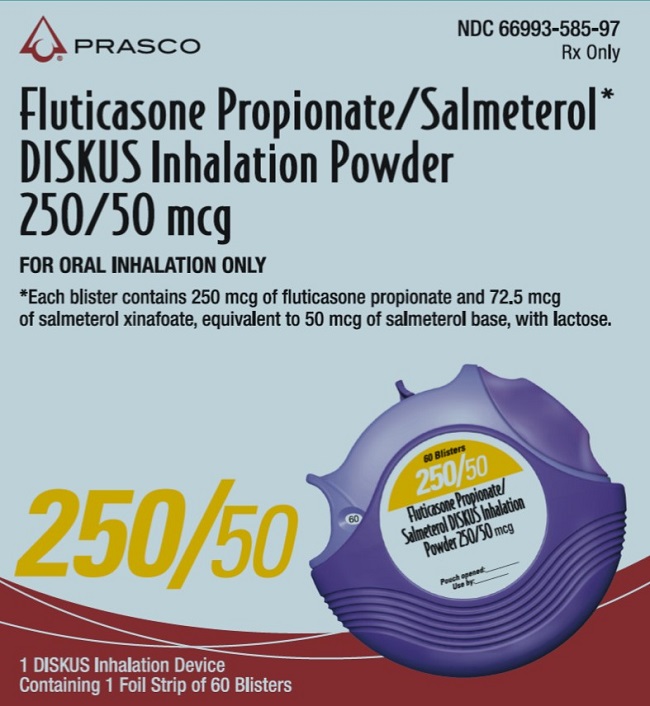 Fluticasone Propionate-Salmeterol Diskus 250-50 mcg carton