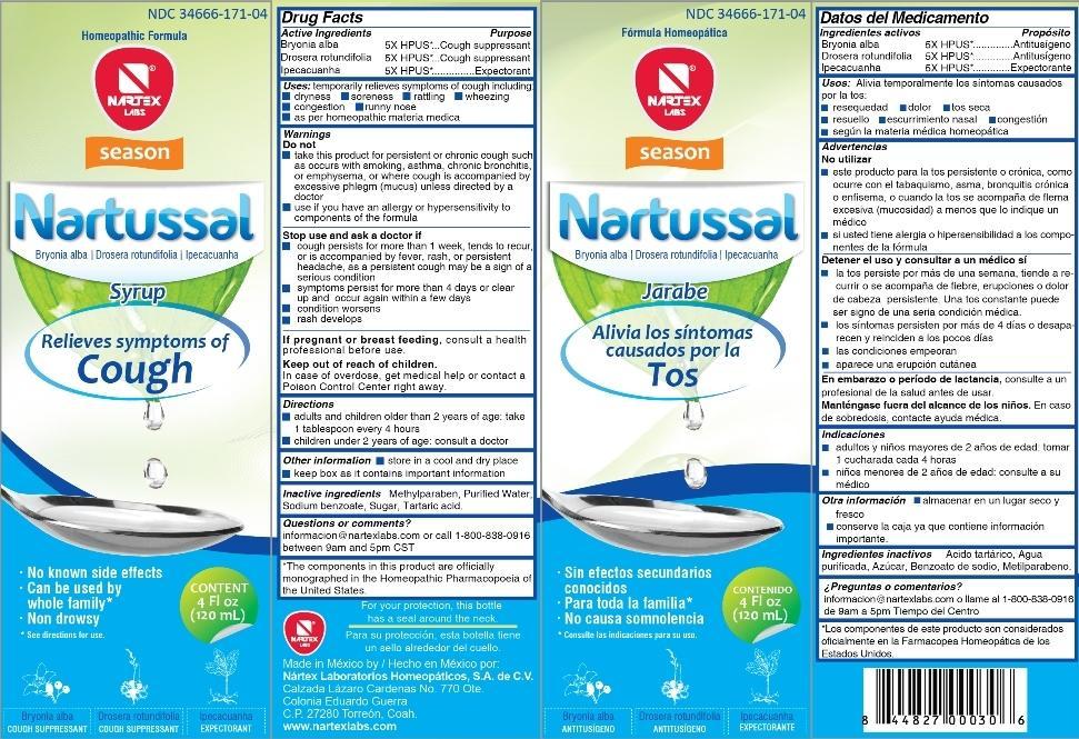 Nartussal Syrup Carton