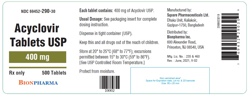 Acyclovir 400mg Tabs