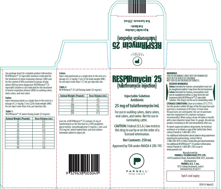 RESPIRmycin 25 250 mL Carton