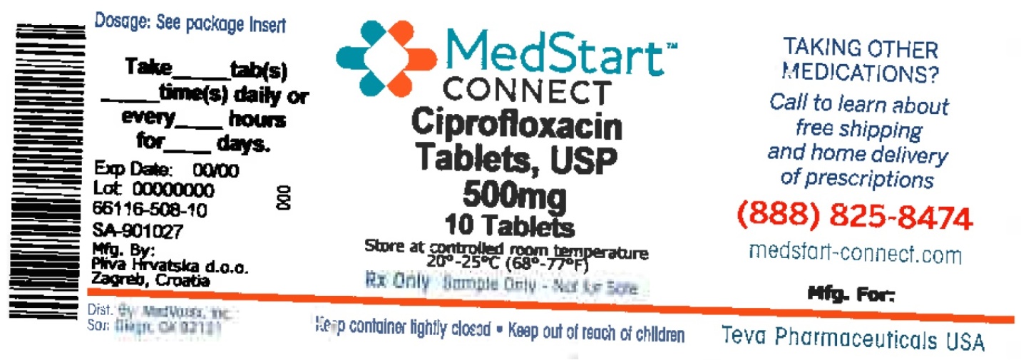 Ciprofloxacin 500mg tablet #10