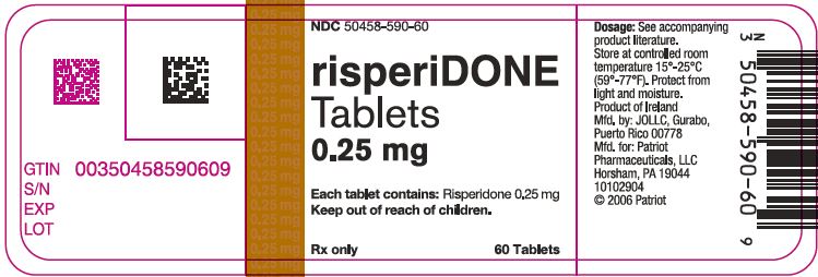 PRINCIPAL DISPLAY PANEL - 0.25 mg Tablet Label