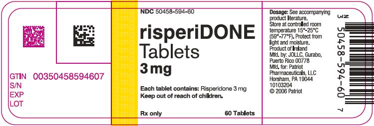 PRINCIPAL DISPLAY PANEL - 3 mg Tablet Label
