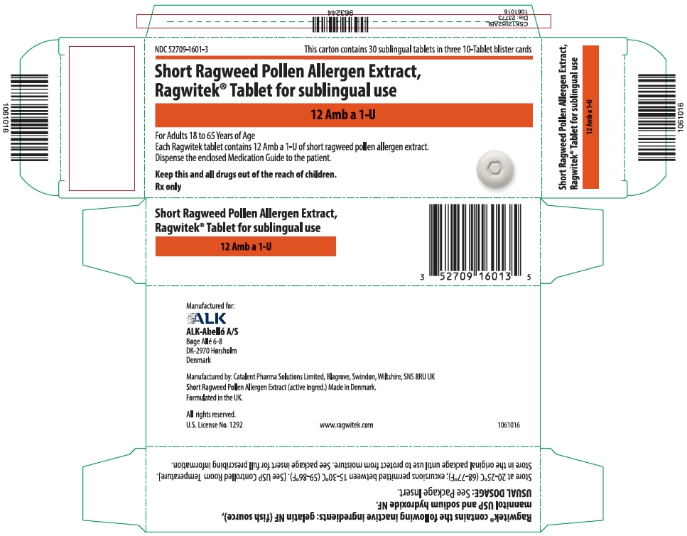 PRINCIPAL DISPLAY PANEL - 12 Amb a 1-U Tablet Blister Pack Carton