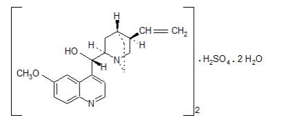 quinidine-sulfate-structure