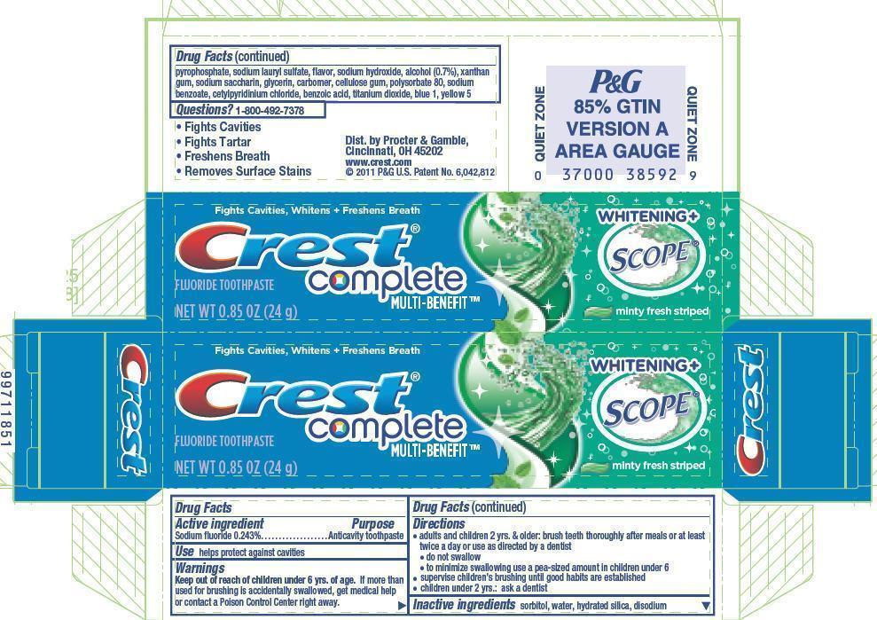 CrestCompleteToothpaste