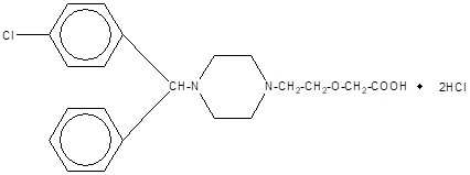 Cetirizine Chemical Structure