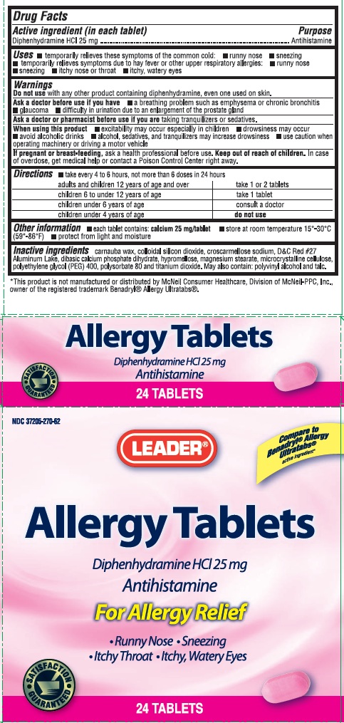 Allergy Tablets Packaging Label