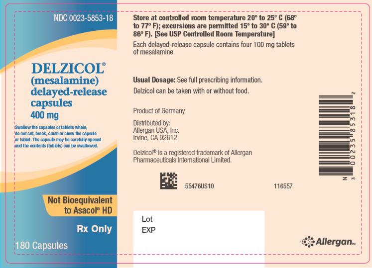 NDC: <a href=/NDC/0023-5853-18>0023-5853-18</a>
Delzicol
400 mg
180 Capsules
Rx Only

