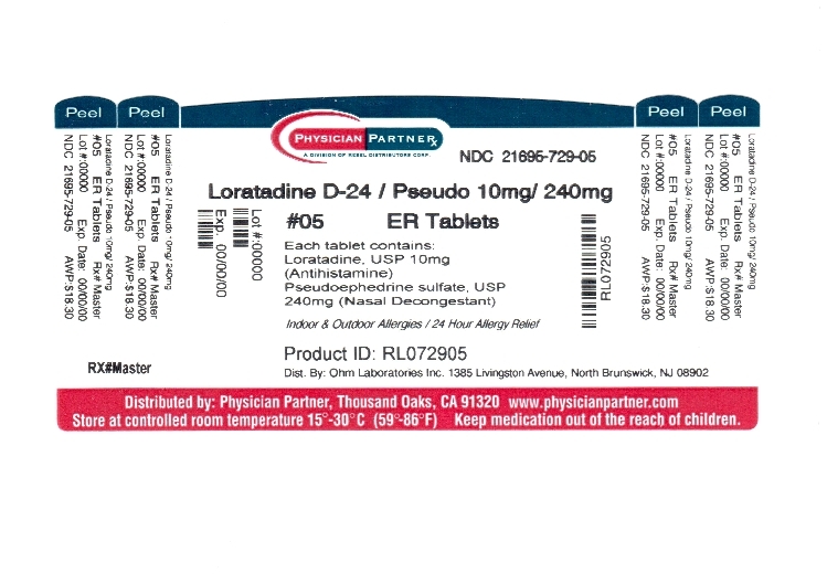 Loratadine D-24 / Pseudo 10mg/240mg