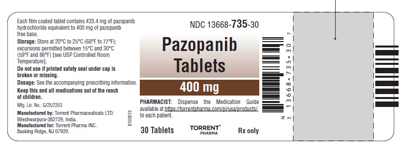 400 mg - Bottle of 30 Tablets
