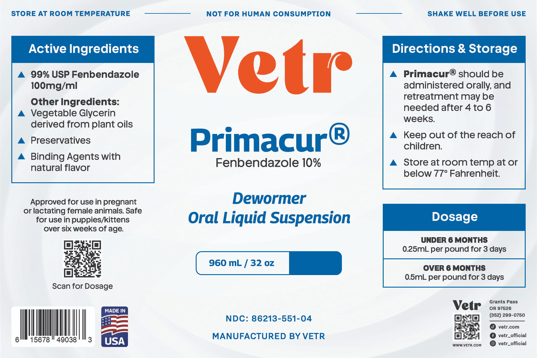 Primacur White Version 960ml