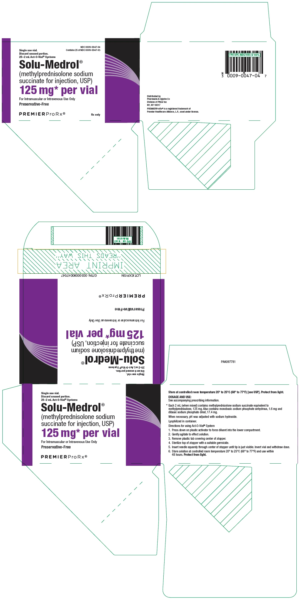PRINCIPAL DISPLAY PANEL - 125 mg Vial Carton