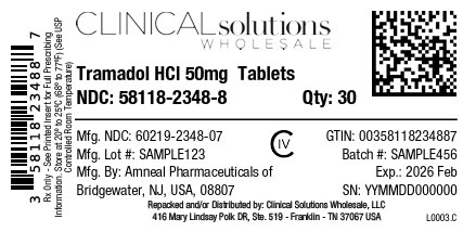 Tramadol HCl 50mg Tablets 30ct blister card