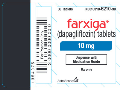 Farxiga 10 mg bottle label
