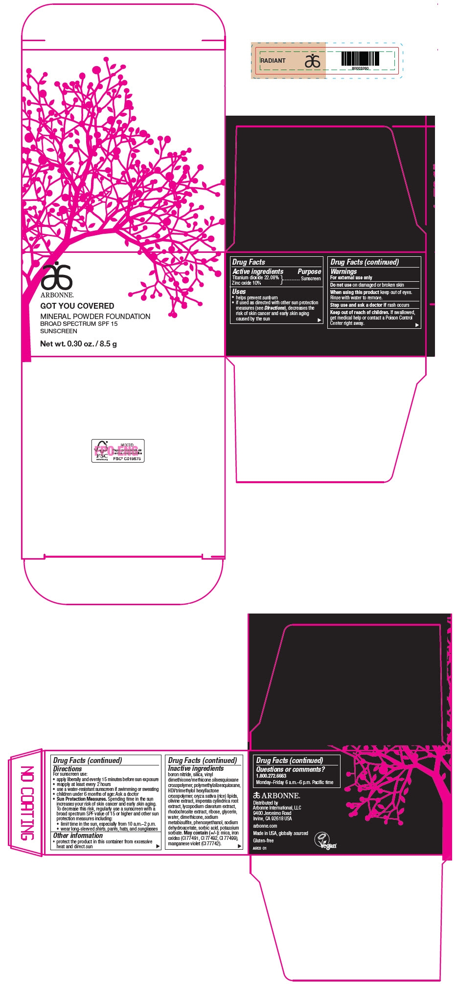 PRINCIPAL DISPLAY PANEL - 8.5 g Jar Carton - RADIANT