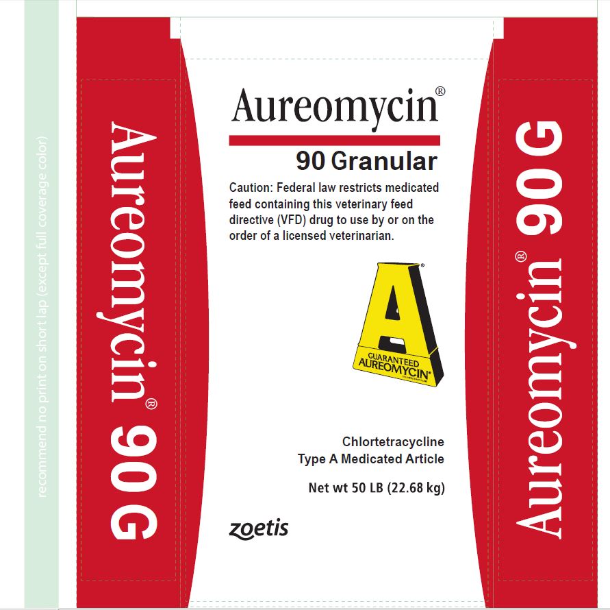 Aureomycin 90 Granular label