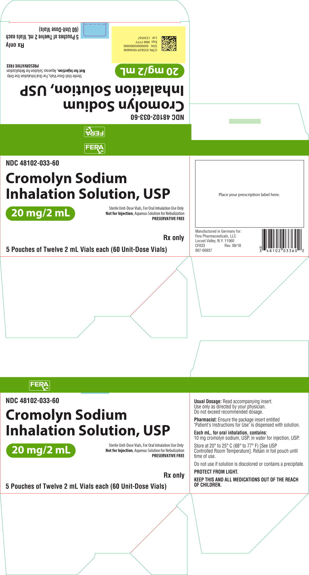 Principal Display Panel - 2 mL Carton Label
