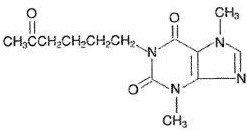 Pentoxifylline Chemical Structure