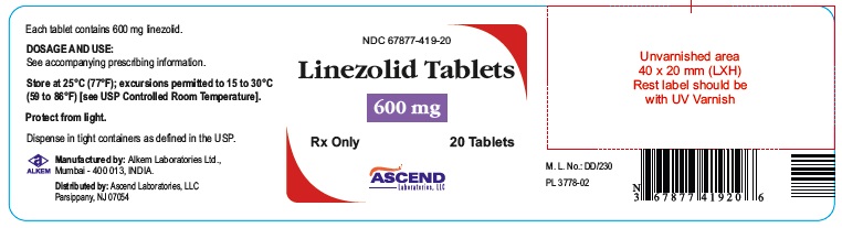Linezolid Label