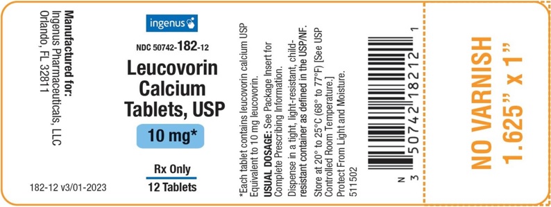 10 mg 12's Label