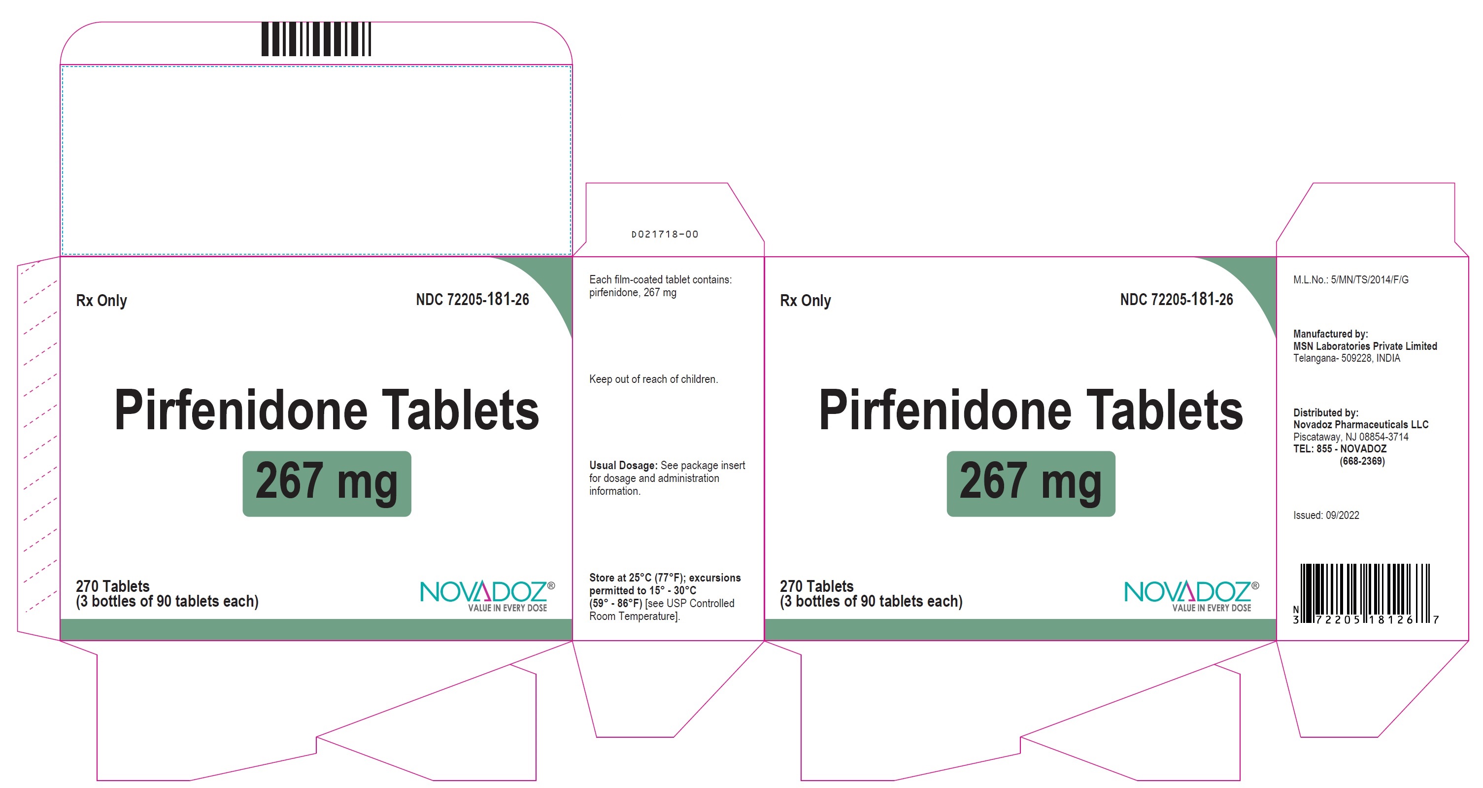 pirfenidone-267mg-carton-container-label