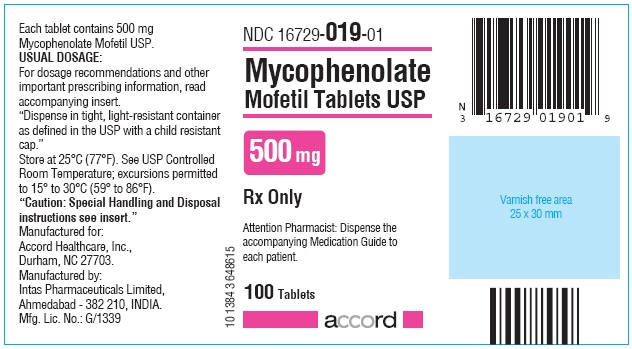 500 mg : 100 tablets