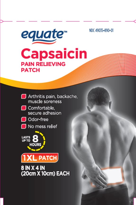 Equate Capsaicin Pain Relieving Patch