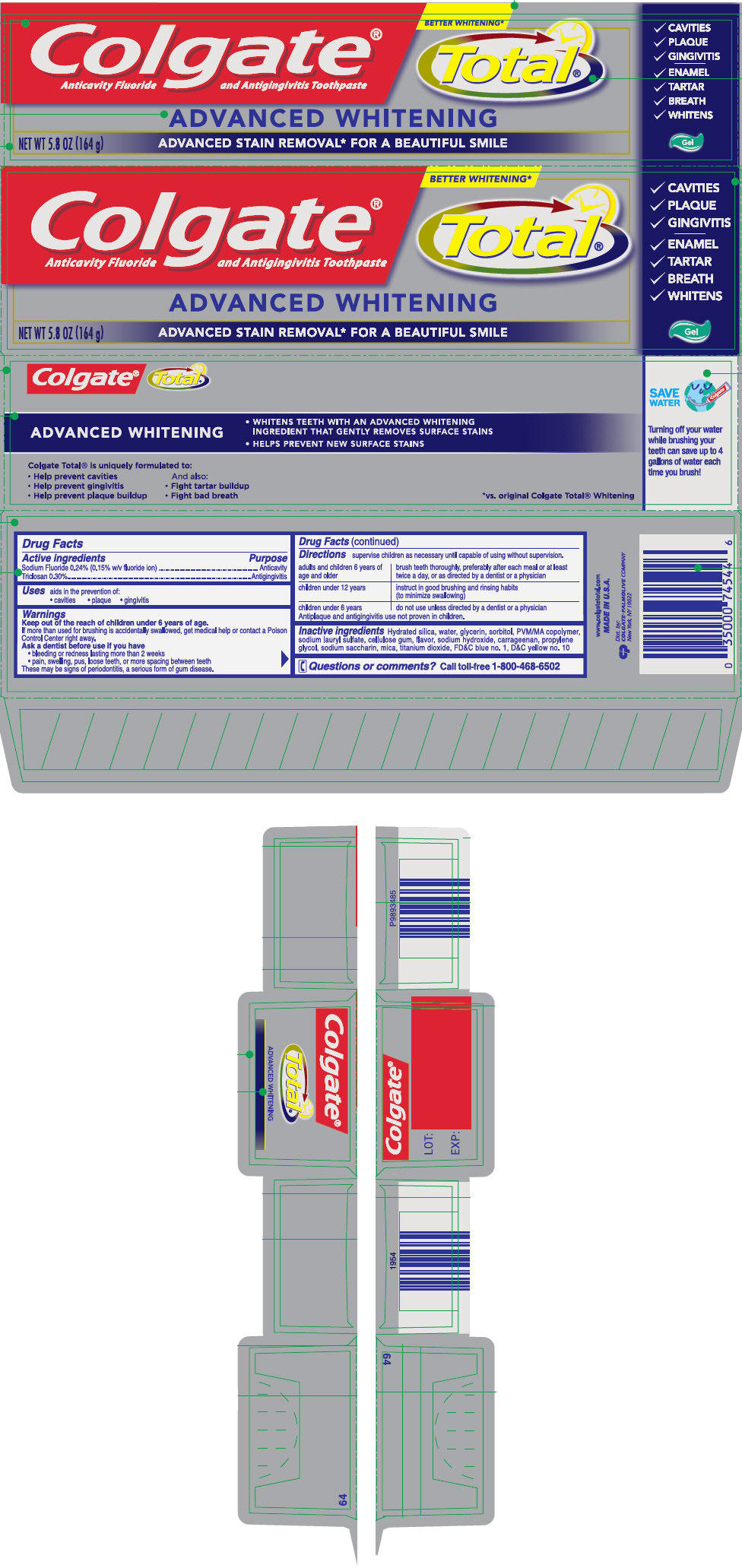 Principal Display Panel - 164 g Tube Carton