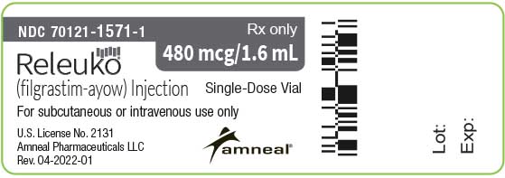 480 mcg vial label
