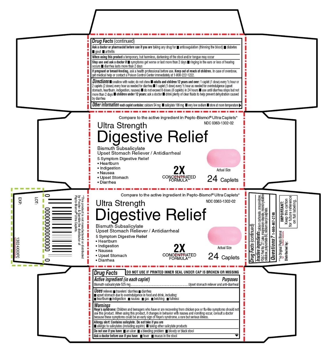 Ultra Strength Digestive Relief 24 Caplets
