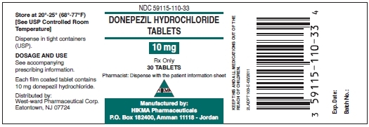 Donepezil Hydrochloride Tablets 10 mg/30 Tablets